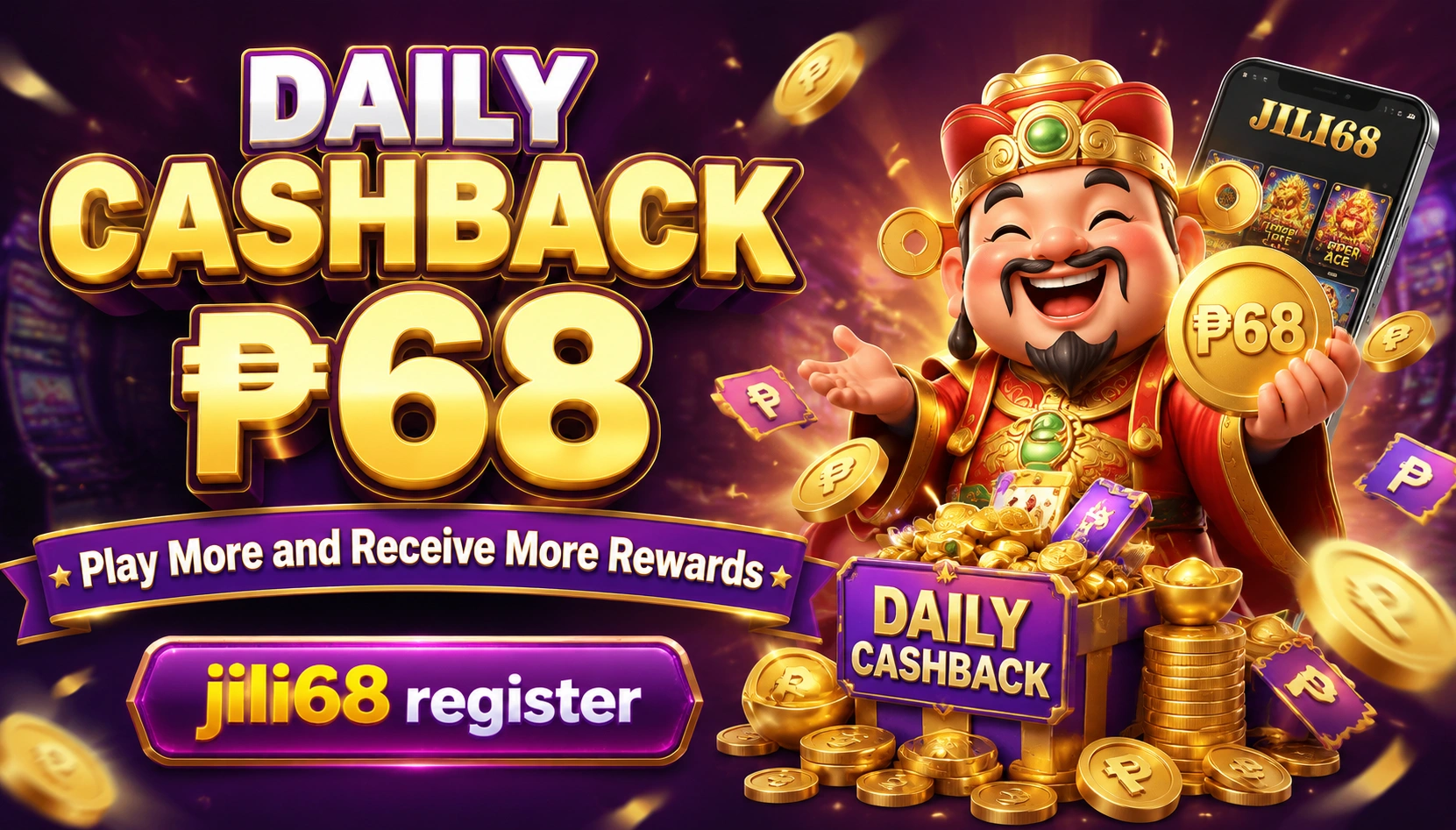 Casino bonus promotion banner for Filipino players